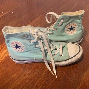 Vintage Converse Mint Green High Tops